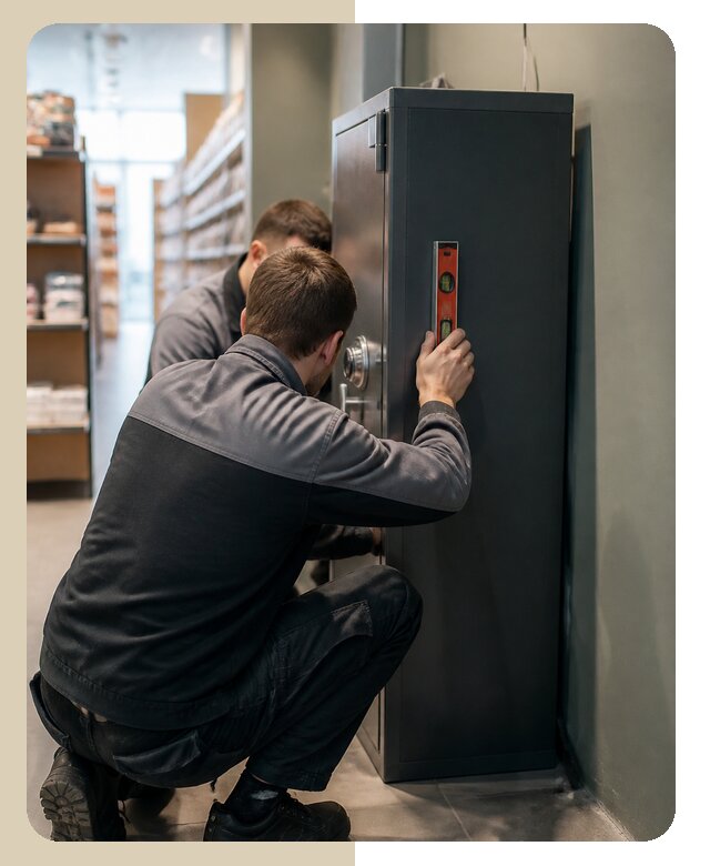Профессиональная установка сейфа в магазине в Котельниках