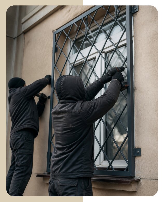 Установка антивандальных решеток на окна в Котельниках
